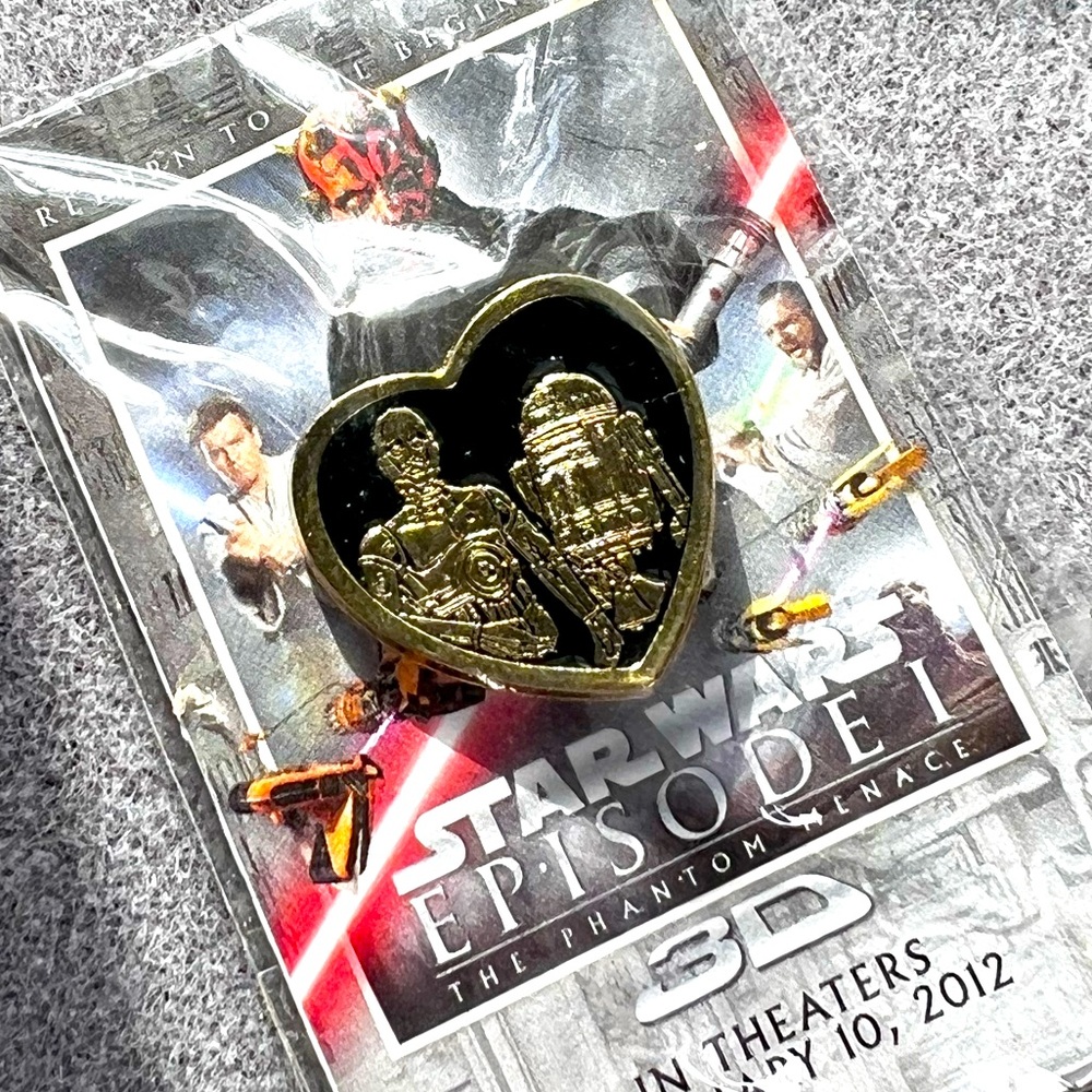 Star Wars Episode 1 Phantom Menace 3D Collectible Pin 2012